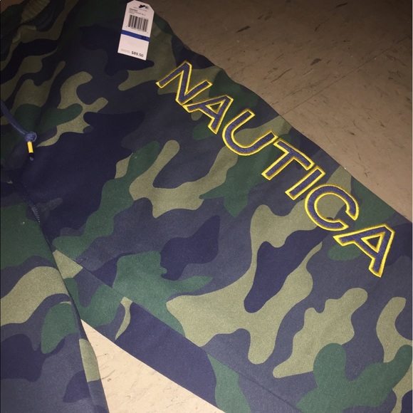 Nwt Camo Nautica Sweatpants Sz Xl 